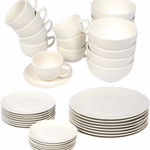 ALPINA 8 személyes, 40 részes étkészlet, fehér kerámia thumbnail 4