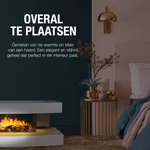 Kandalló (elektromos) fali Montreal 230V 2000 - CLASSIC FIRE thumbnail 7