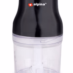 ALPINA Aprítógép fekete 200W, 360ml műanyag tállal thumbnail 6