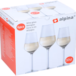 ALPINA üvegpohár boros 37cl 6 darab thumbnail 1