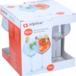 ALPINA üvegpohár gin&tonic 730ml 4 darab  thumbnail 2