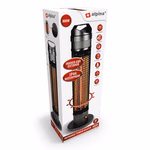 ALPINA Infravörös hősugárzó 800W biztonsági kikapcsoló fekete D20x61cm 3,4kg IP44 CB  thumbnail 1