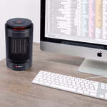 ALPINA elektromos fűtőtest - Hordozható - Hideg/meleg levegő - Időzítő - Digitális termosztát - Fekete thumbnail 3