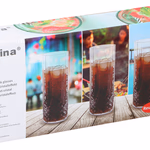 Vizespohár 6 darab, 400ml 6,5x15,5cm, átlátszó műanyag thumbnail 1