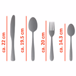ALPINA Evőeszköz szett 16 részes antracit szín thumbnail 3