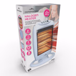 Halogén hősugárzó 1200W borulás védelemmel, 3 hőfokozat, 400W/800W/1200W 36x26x48cm Commodoor