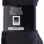 ARTICASA Takaró flanel 200x150cm sötétszürke - 