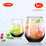 ALPINA Pohár üveg füst hatású 450ml 4db  thumbnail 4