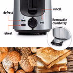 ALPINA kenyérpirító 1000W Max. kenyérméret: 12x12cm thumbnail 2