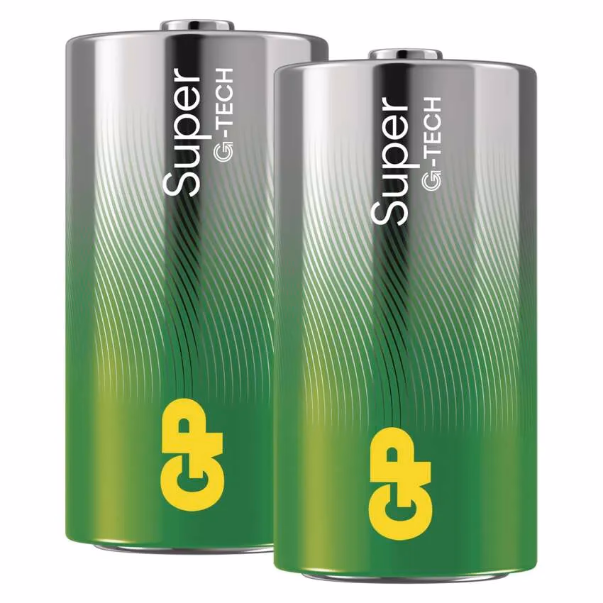 GP Super Alkáli elem - Baby LR14 (C) - 2db/fólia - Image 1 of 3