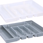 ALPINA Evőeszköz tároló 36,5x27,5x4cm bővíthető, műanyag, 2 színben  thumbnail 2