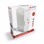 ALPINA Olajradiátor 850W 7 tagú 95mm hőfokszabályzó 13,5x30x39cm thumbnail 2