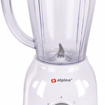 ALPINA turmixgép 1,5L 400W 2 sebesség, 4 rozsdamentes acél penge, fehér thumbnail 4