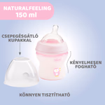 NaturalFeeling 150 ml-es cumisüveg újszülöttkorra thumbnail 2