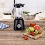 ALPINA turmixgép 1,5L 400W 2 sebesség, 4 rozsdamentes acél penge, fekete thumbnail 1