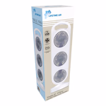 LIFETIME AIR Ventilátor álló USB 3.7V; 36.5x12x8.2cm 300g 