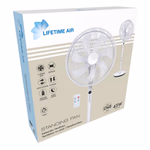 LIFETIME AIR Ventilátor álló 3 sebességes 230V 38x38x155cm 2.8kg 
