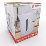 ALPINA Vízforraló 1,7 Liter 2200W PL fehér thumbnail 1