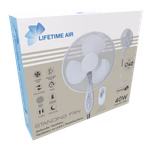 LIFETIME AIR Ventilátor álló, 3 sebesség, oszcilláló, 230V 40cm 40W 66x66x125cm 2360gr thumbnail 4
