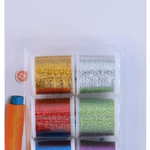 Cérna szett 6db metál színű thumbnail 1