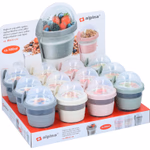 ALPINA Joghurtos pohár & tető & kanál 500ml 10,5x16,5cm displ(12)  thumbnail 1