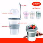 ALPINA Joghurtos pohár & tető & kanál 500ml 10,5x16,5cm displ(12)  thumbnail 2