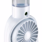 LIFETIME AIR Asztali ventilátor párásítóval USB 7,6x7,6x15,7cm 130g USB