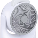 LIFETIME AIR Ventilátor asztali, hűtőakkuval, 3 sebességes USB 19.5x12x24cm 737g