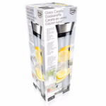 CUISINE ELEGANCE Kancsó 1L üveg, fém kiöntővel thumbnail 1