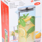 ALPINA Kancsó 1,3L tetővel 15x10x23cm üveg  thumbnail 1