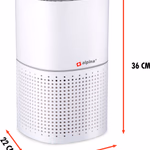ALPINA légtisztító ionizálóval - HEPA H11 - CADR: 240 m³/h - 28 m²-es helyiség, 30-60dB thumbnail 8