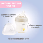 NaturalFeeling 150 ml-es cumisüveg újszülöttkorra thumbnail 2