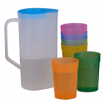 CUISINE ELEGANCE Műanyag kancsól 1,5l, 6db pohárral, 6 féle thumbnail 2