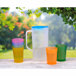 CUISINE ELEGANCE Műanyag kancsól 1,5l, 6db pohárral, 6 féle thumbnail 4