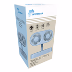 LIFETIME AIR Ventilátor asztali 3 sebességes USB 1200mAh; 15x7x8cm 200g