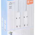 Párásító 2db radiátorra 23x5cm üveg/fém