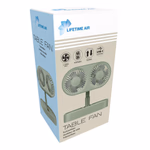 LIFETIME AIR Ventilátor asztali 3 sebességes USB 1200mAh; 15x7x8cm 200g