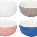 Tál D14,2x7,6x6,7cm 550ml, kerámia, 4 színben