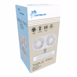 LIFETIME AIR Ventilátor asztali 3 sebességes USB 1200mAh; 15x7x8cm 200g