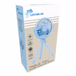 LIFETIME AIR Ventilátor asztali 3 sebességes USB 500mAh; 10x4.5x23cm 96g