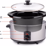 ALPINA Lassú főző 3,5 Liter, tapadásmentes bevonat  thumbnail 3