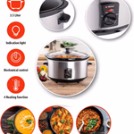 ALPINA Lassú főző 3,5 Liter, tapadásmentes bevonat  thumbnail 4