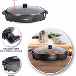 ALPINA Elektromos serpenyő D40cm 1500W, hőmérséklet szabályzó  thumbnail 5