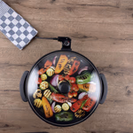 ALPINA Elektromos serpenyő D40cm 1500W, hőmérséklet szabályzó  thumbnail 3