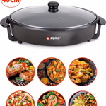 ALPINA Elektromos serpenyő D40cm 1500W, hőmérséklet szabályzó  thumbnail 6