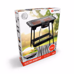 ALPINA 2in1 Elektromos BBQ Grillsütő vizes füstcsillapítással, 2000W