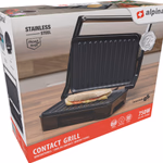 ALPINA Kontakt grill és Panini sütő 750W thumbnail 3
