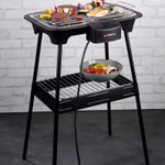 ALPINA 2in1 Elektromos BBQ Grillsütő vizes füstcsillapítással, 2000W thumbnail 6