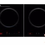 ALPINA Indukciós főzőlap 2 zónás 3500W 31x56x6cm thumbnail 4