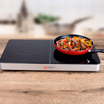 ALPINA Indukciós főzőlap 2 zónás 3500W 31x56x6cm thumbnail 1